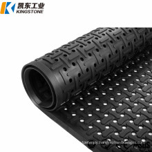 Factory Price Solid Mesh Permeable Perforated Rubber Mat with Holes with Dog Bones